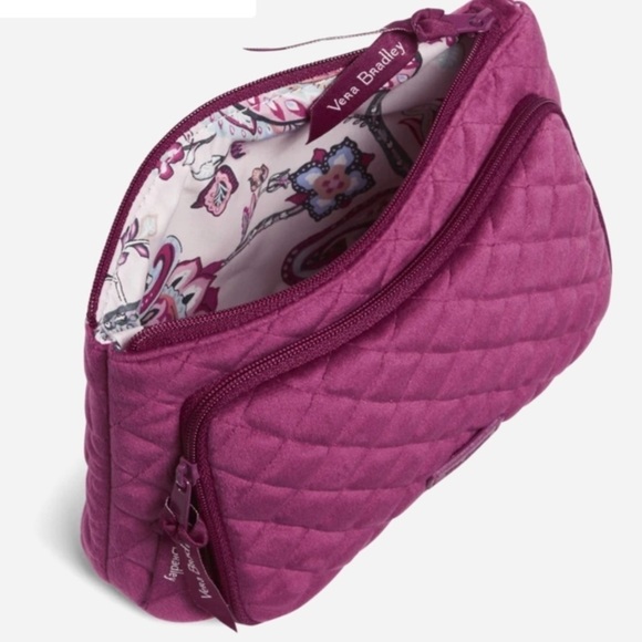 “VERA BRADLEY” Velvet Cosmetic Travel Organizer - Picture 3 of 11